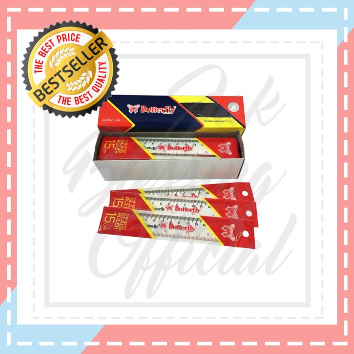 

Butterfly Penggaris 15cm