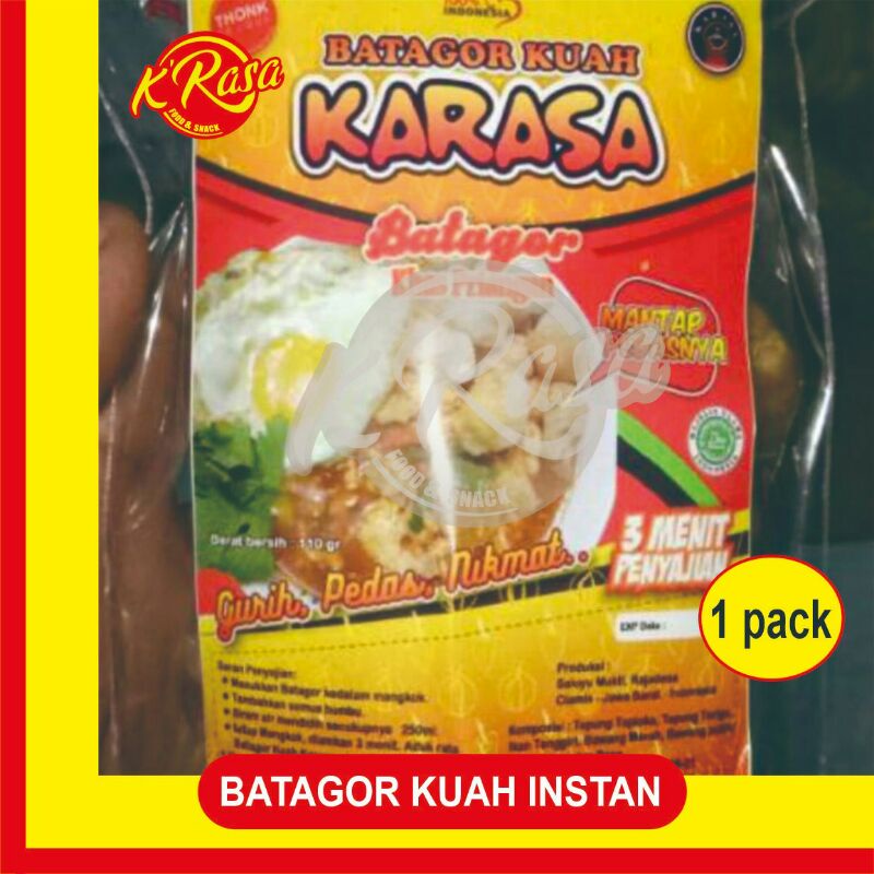 

Batagor kuah instan enak dikirim polos tanpa label