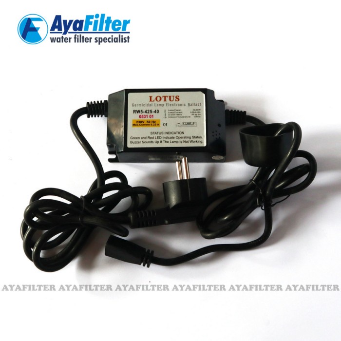Ballast Ultra Violet UV Import Lotus 10watt - 40watt