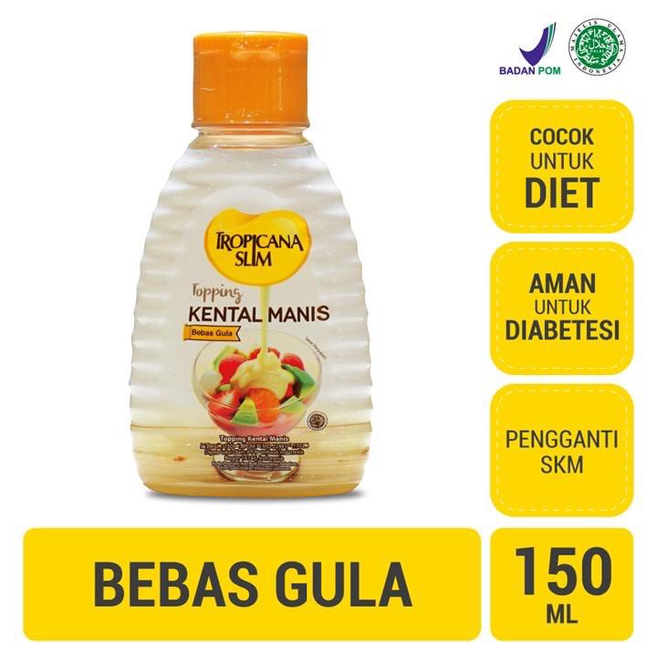 

Tropicana Slim Topping Kental Manis Sugar FREE 150 ml