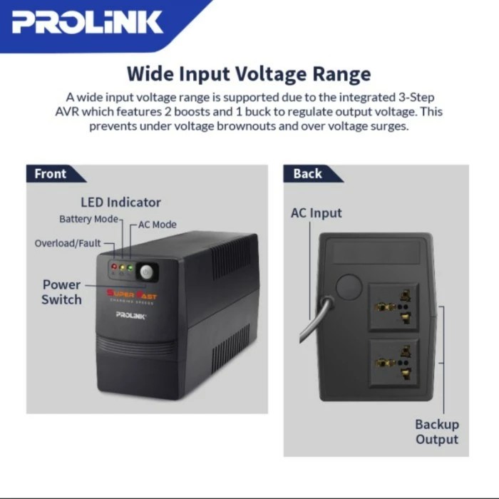 UPS PROLINK PRO700 650VA