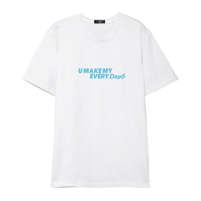 Kaos Baju Obral Combed 30S Distro U MAKE MY EVERYDAY6 DAY 6 polos