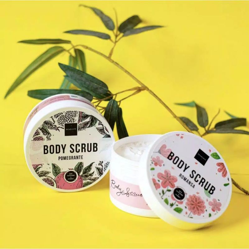 BODY SCRUB SCARLETT 100% ORIGINAL BPOM