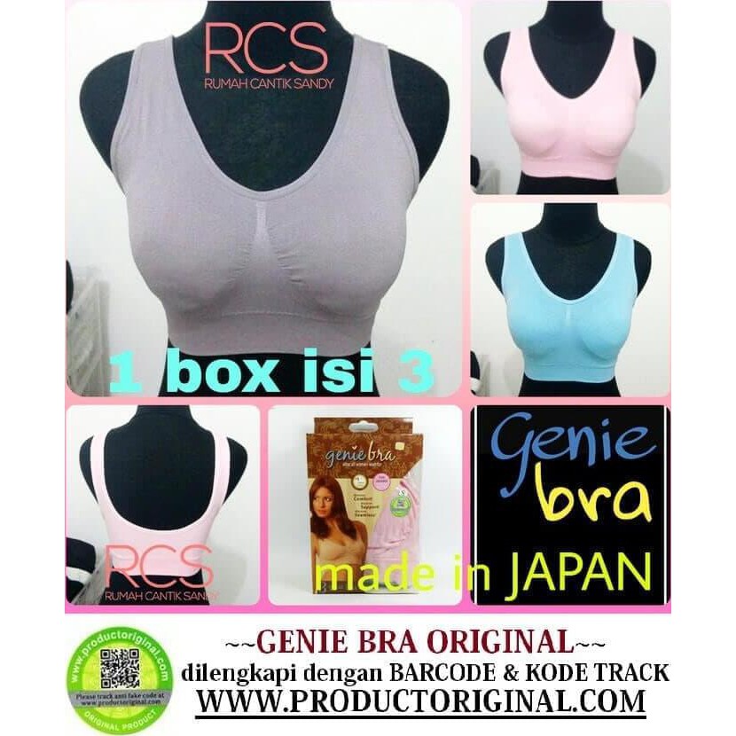 Berkualitas Import Pakaian Dalam Wanita Super 100 Original Genie Bra Japan Shopee Indonesia