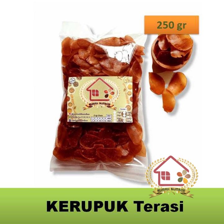

(250 gr) KERUPUK TERASI Kerupuk Mentah Terasi Udang Premium Quality