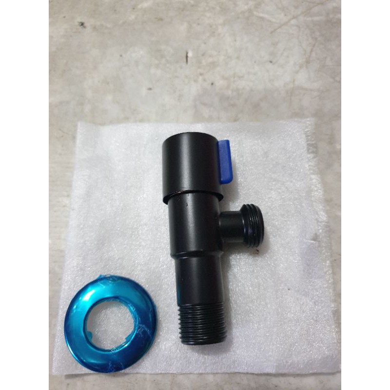 stop kran shower stainless black hitam PROMO TERMURAH