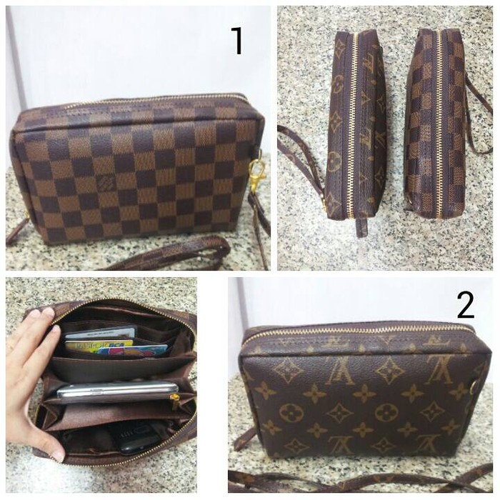 Tas selempang / dompet/ pouch /bag organizer LV Diskon