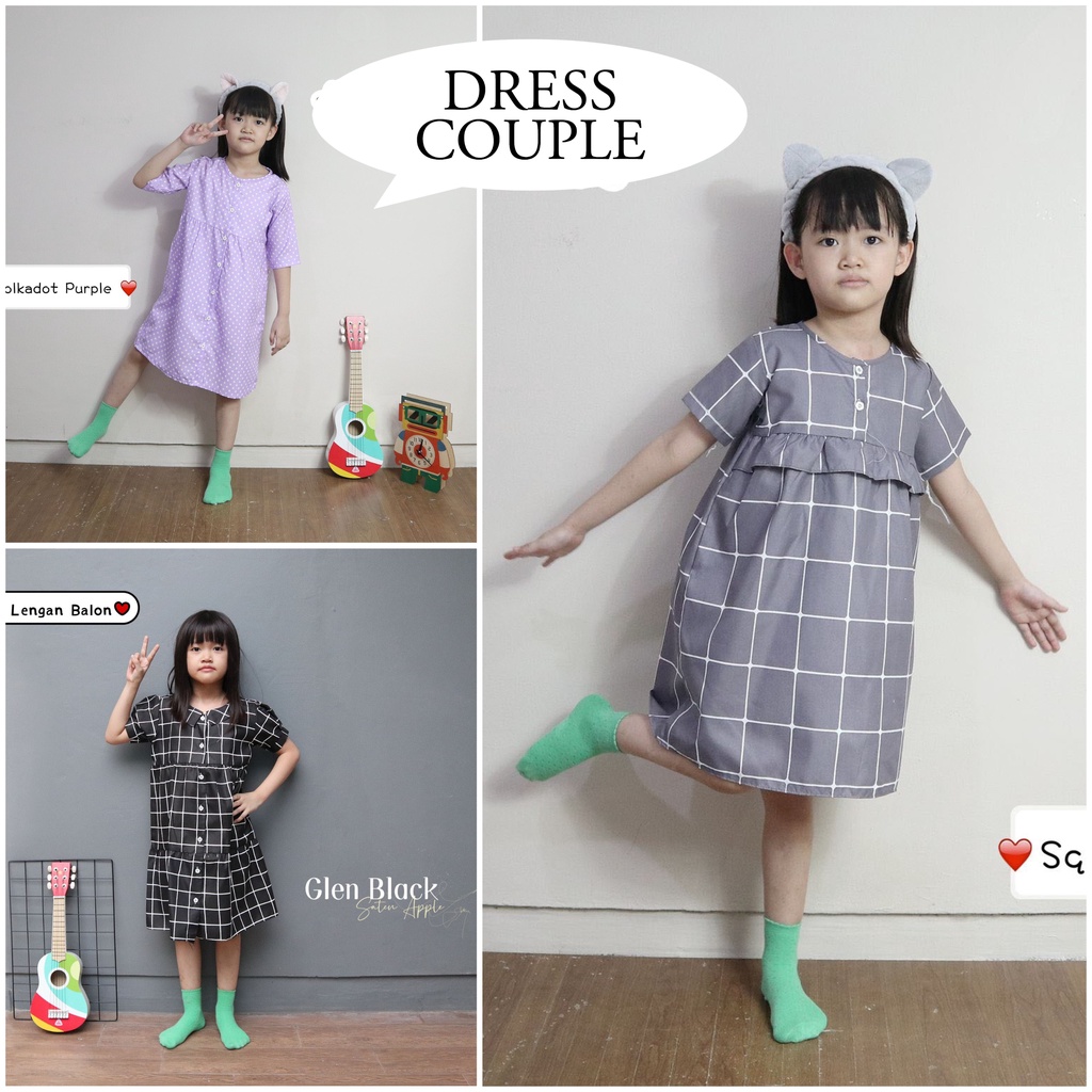 IZANY Dress Anak Couple Banyak Varian Part 1