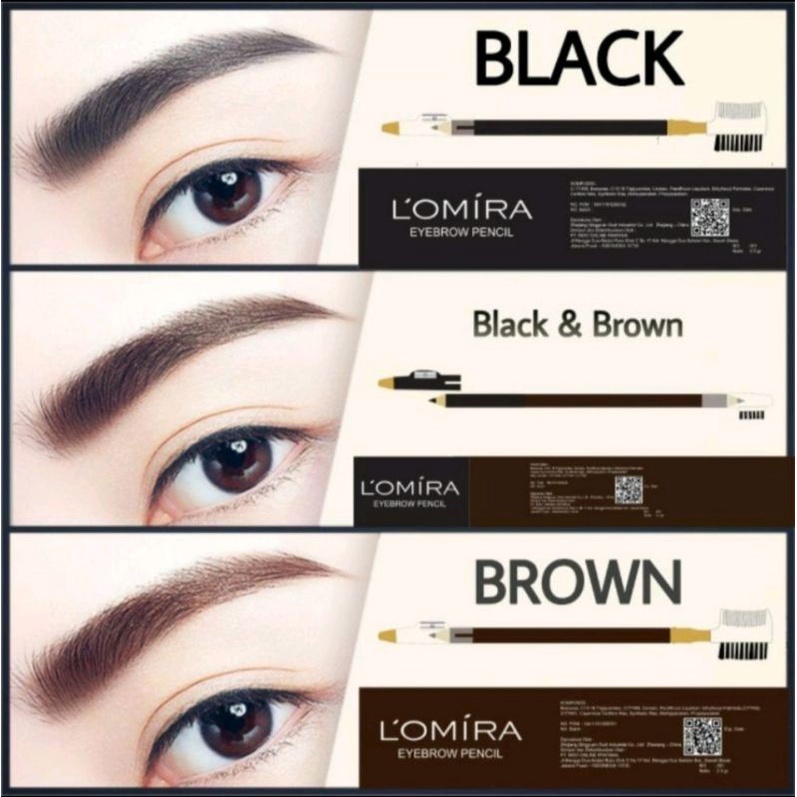 LOMIRA Eyebrow Pencil (Pensil Alis Waterproof)