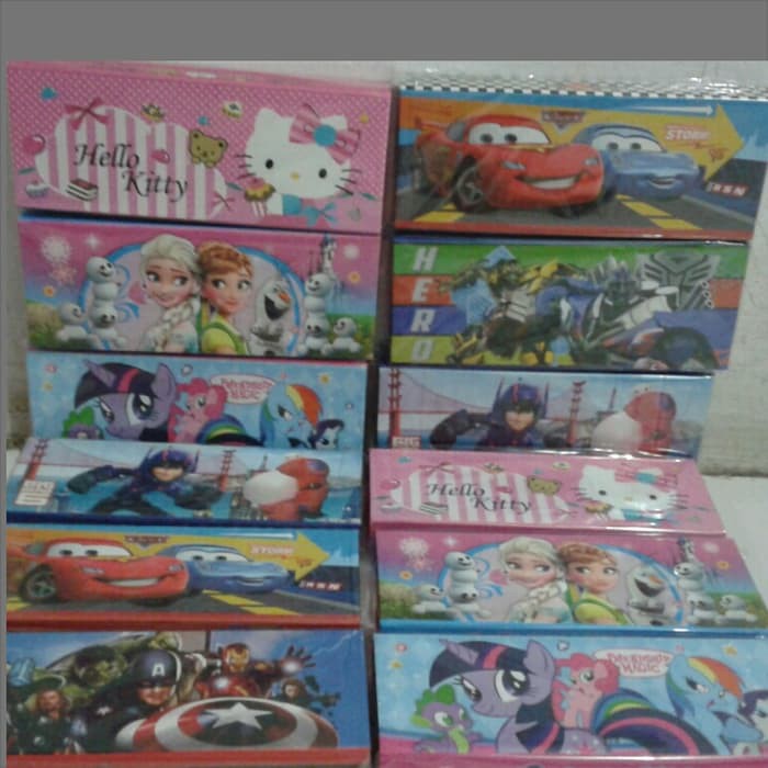 

Kotak Pensil Magnetik Karakter (bahan tebal)