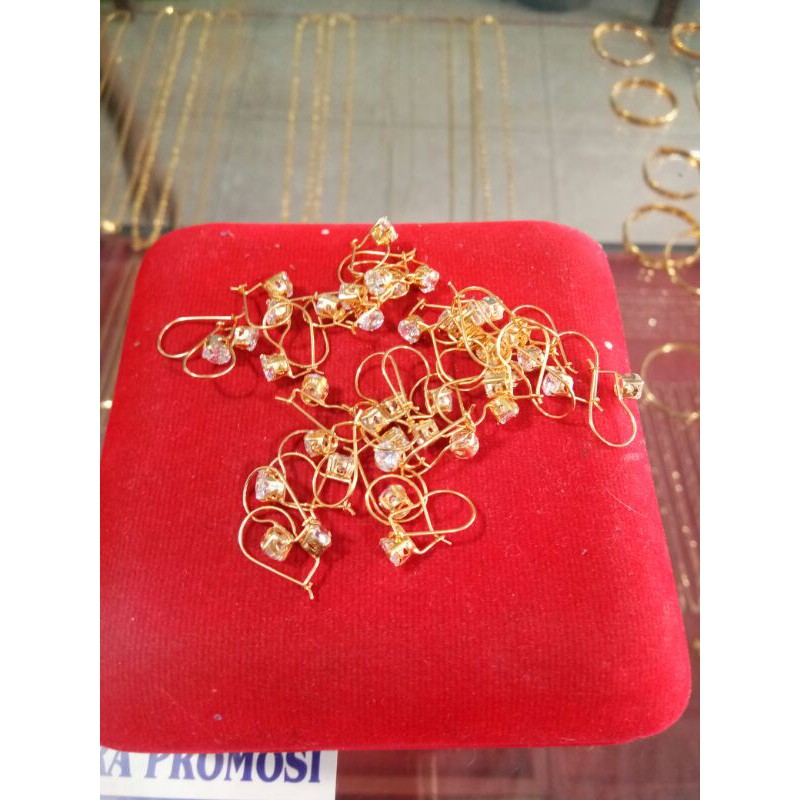 Anting Desi emas asli kadar 420/375