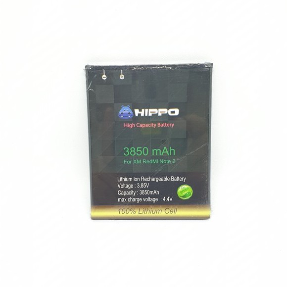 Hippo Baterai Batre Xiaomi Redmi Note 2 BM 45 Original Hippo Battery Xiaomi Note2 BM45 Garansi Resmi