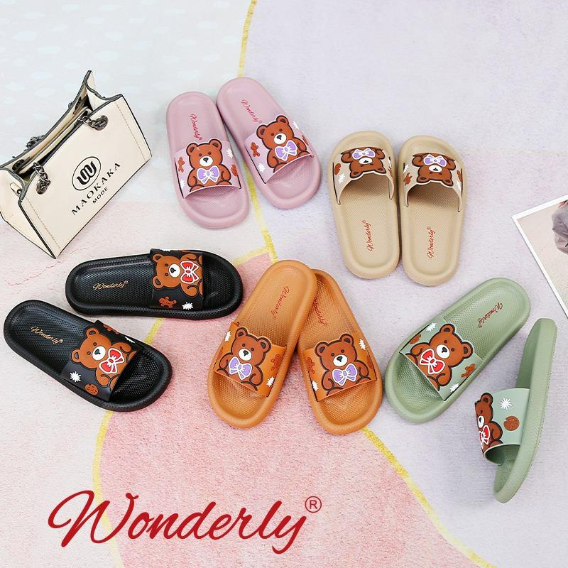 M2299 [WONDERLY] SANDAL SELOP WANITA JELLY | SENDAL SLOP JELLY l SENDAL KARET WANITA WONDERLY l SANDAL JELLY FLAT | SENDAL KARET SELOP LUCU | SANDAL KEKINIAN LUCU