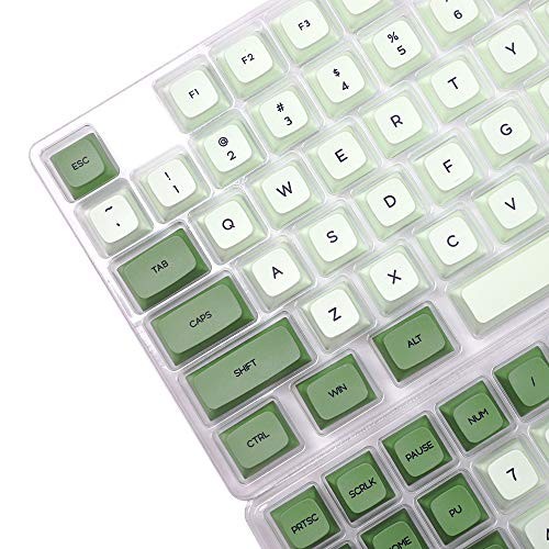 KEYCAPS PBT MATCHA SINGLE SHOT XDA PROFILE SUBLIM MECHANICAL KEYBOARD - JAPAN