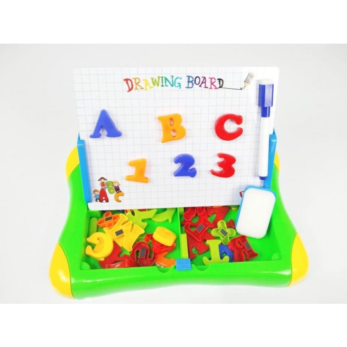 MAINAN EDUKATIF ANAK PAPAN TULIS MAGNETIC LEARNING BOARD