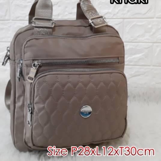 ✺ CB1850-8 Tas Wanita Import Chibao Bordir 3in1 Tas Chibao 3Fungsi Size L ♘