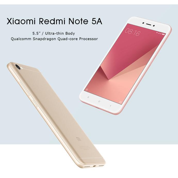 On Sale Xiaomi Redmi Note 5A Ram 2Gb Internal 16Gb Garansi Distributor - Abu-Abu Muda Sale