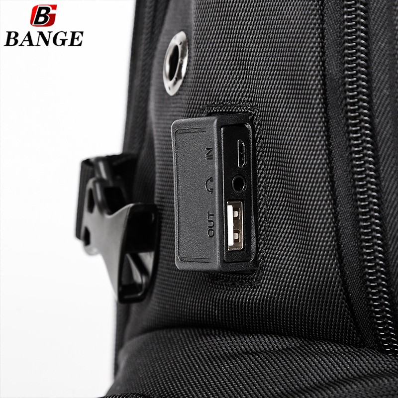 Bange Tas Ransel Backpack Pria 17 Inch BG1901 Hitam