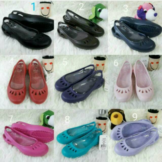 SEPATU KEKINIAN CASUAL FORMAL KERJA MURAH /  SALE SANDAL CROCS MALINDI for Women