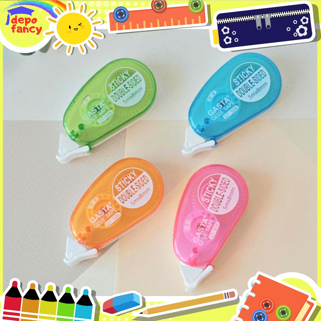 

LEM / LEM KERING / LEM LENGKET GT-506 WARNA WARNI