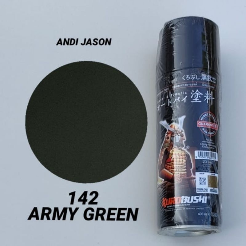 CAT SEMPROT SAMURAI PAINT 400 CC NO 142 ARMY GREEN