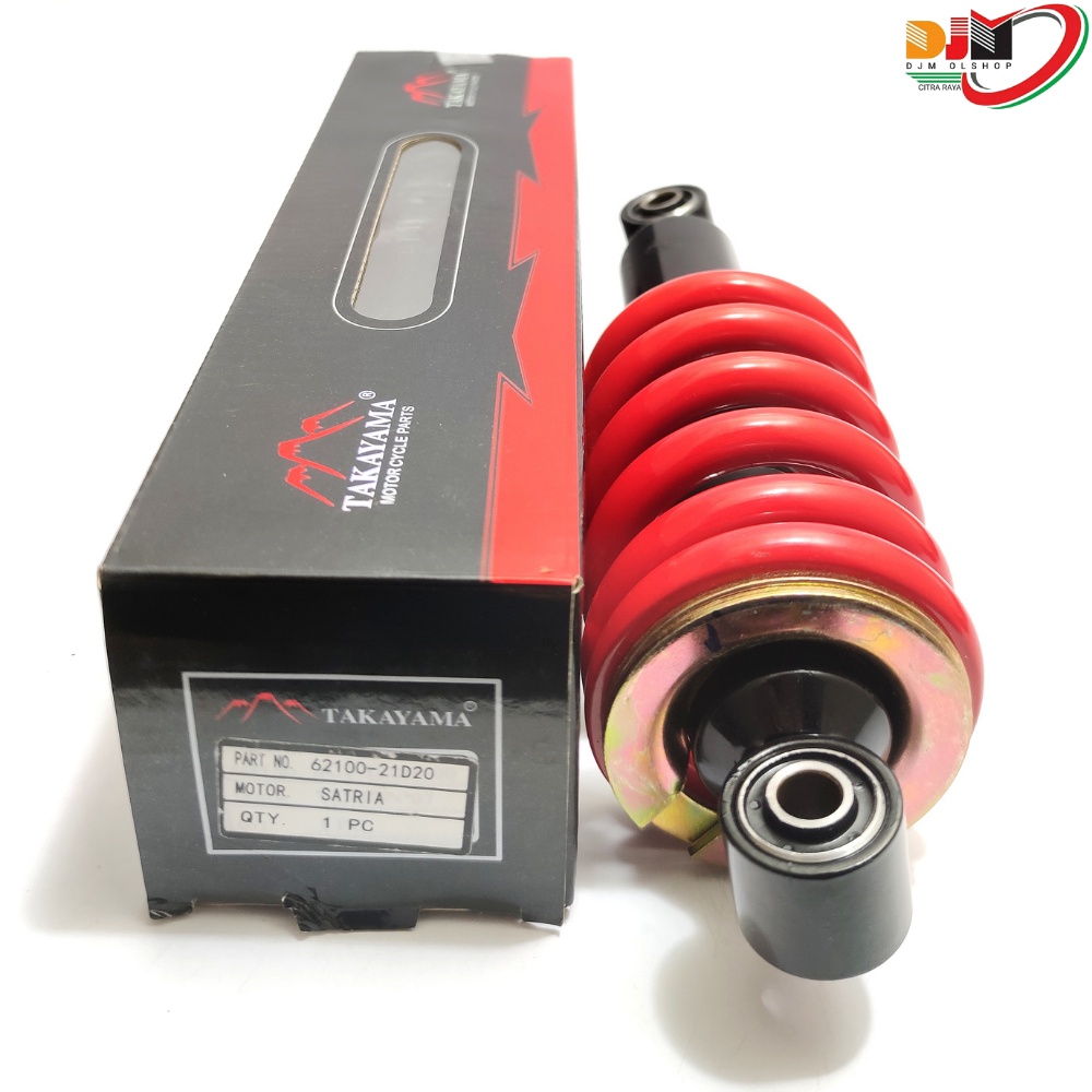 MonoShock Shockbreaker Satria 2TAK Satria 120 Merah TAKAYAMA