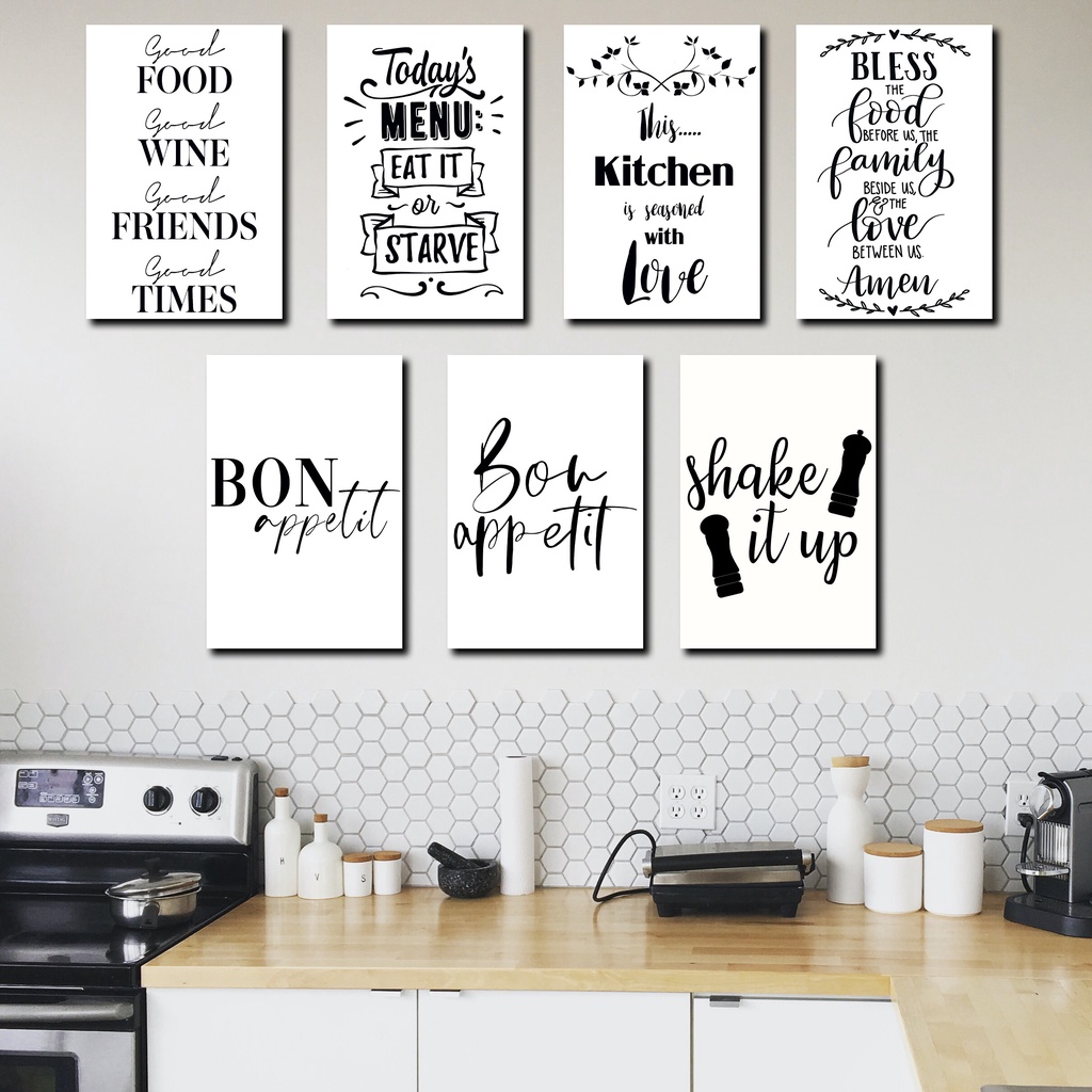 Hiasan Dinding Dapur Kitchen 30x40 Dekorasi Besar Jumbo Big Hiasan Dinding Minimalis Dekorasi Kamar 