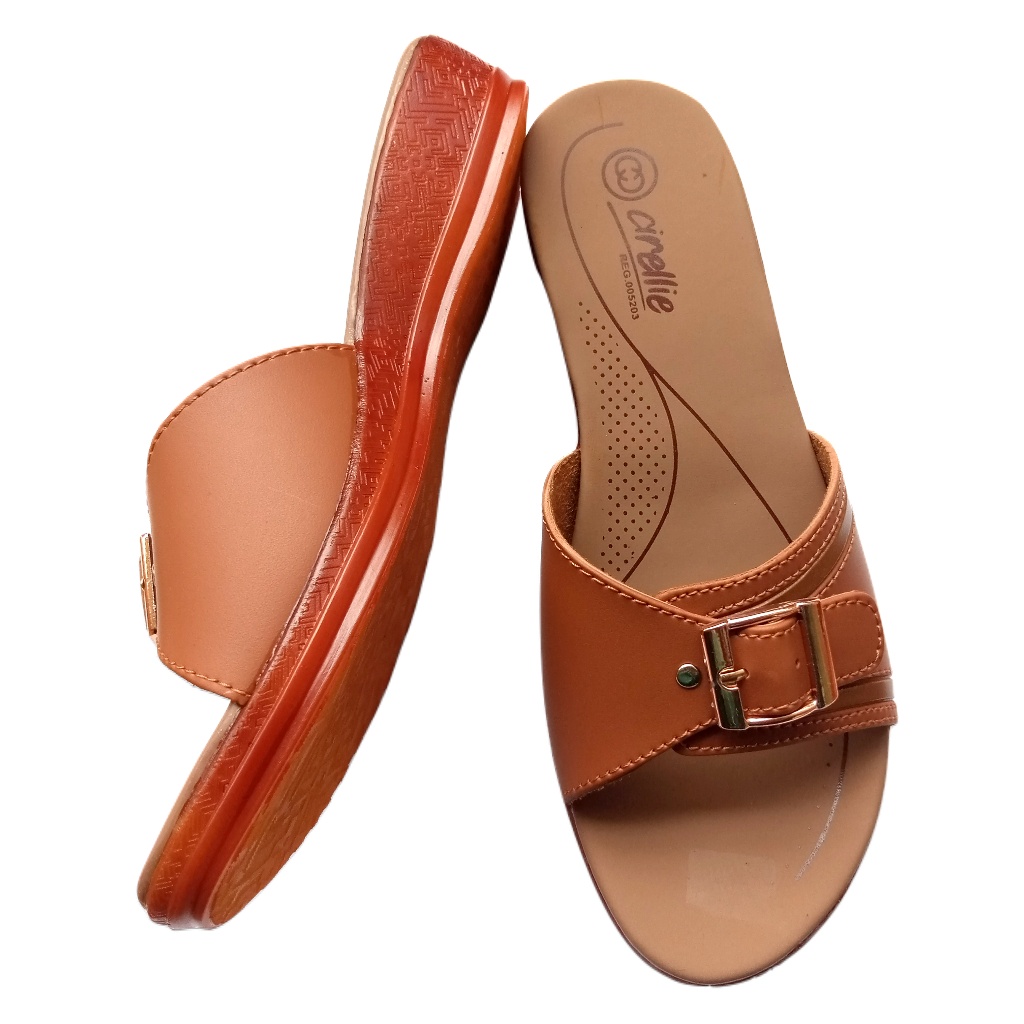 Sandal Wanita Nevada Selop Flat Teplek Santai Kekinian