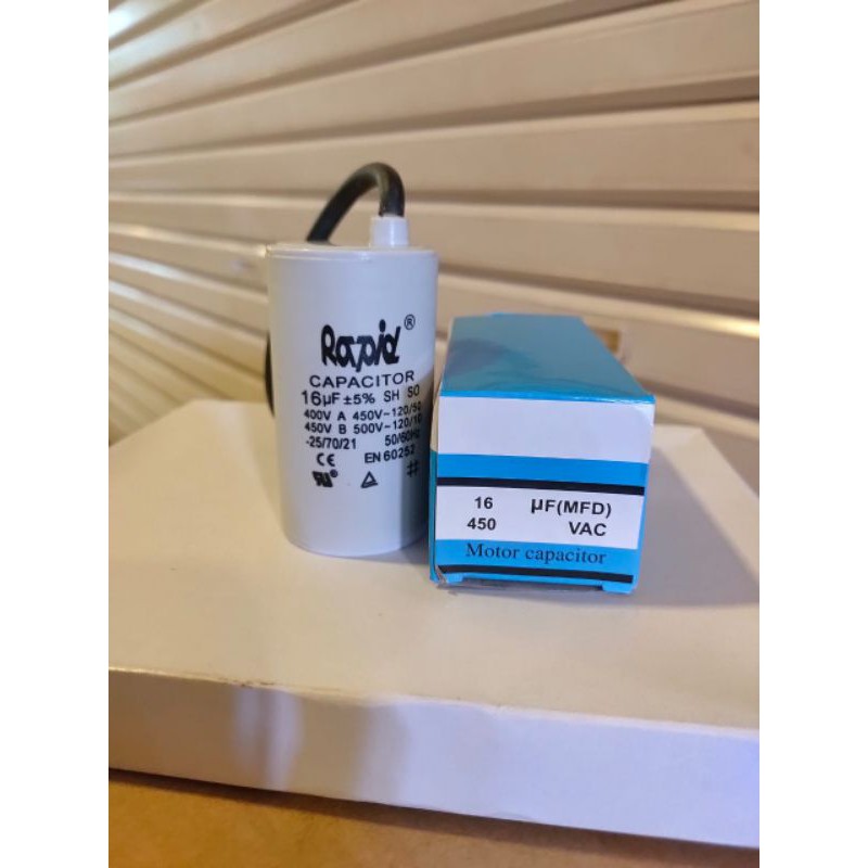 Kapasitor 16uf Merk Rapid