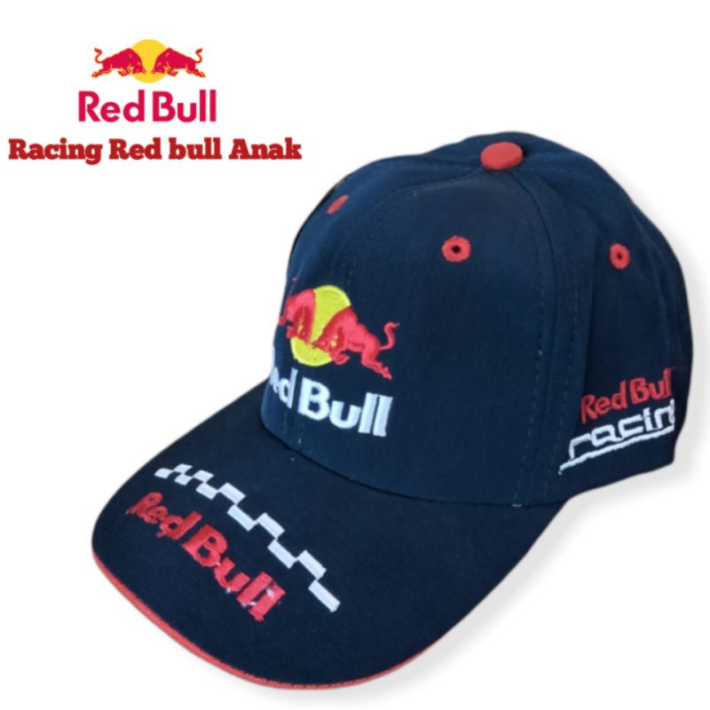 Topi Racing Anak Redbull  || Topi Redbull original Racing || Topi Baseball termurah @BagusGeGe.id
