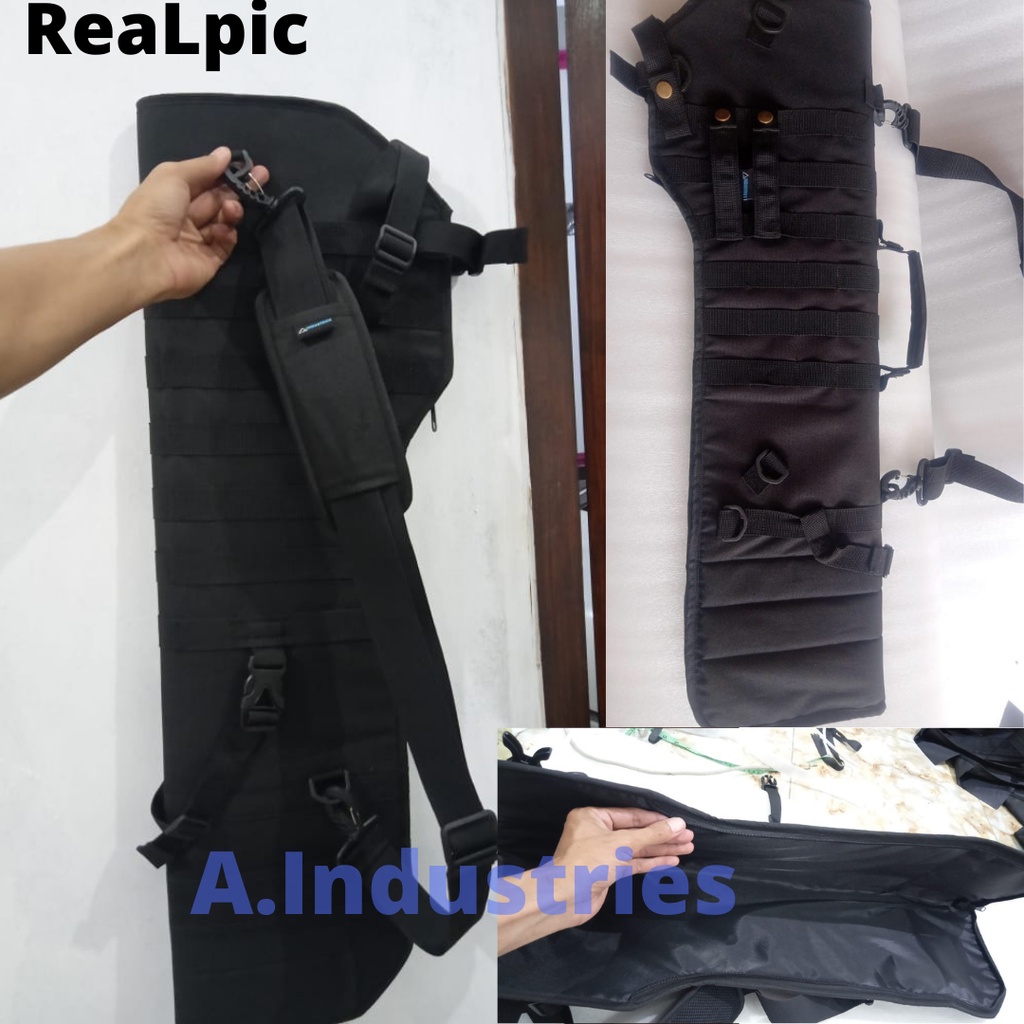 Tas Selempang Senapan Angin Berburu Hunting Gun Bag Carrier Holster Senapan PCP Mini