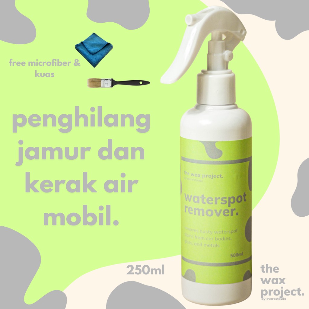 Waterspot Remover -  Obat Penghilang &amp; Pembersih Jamur Noda Kerak Air Kaca dan Body Bodi Mobil