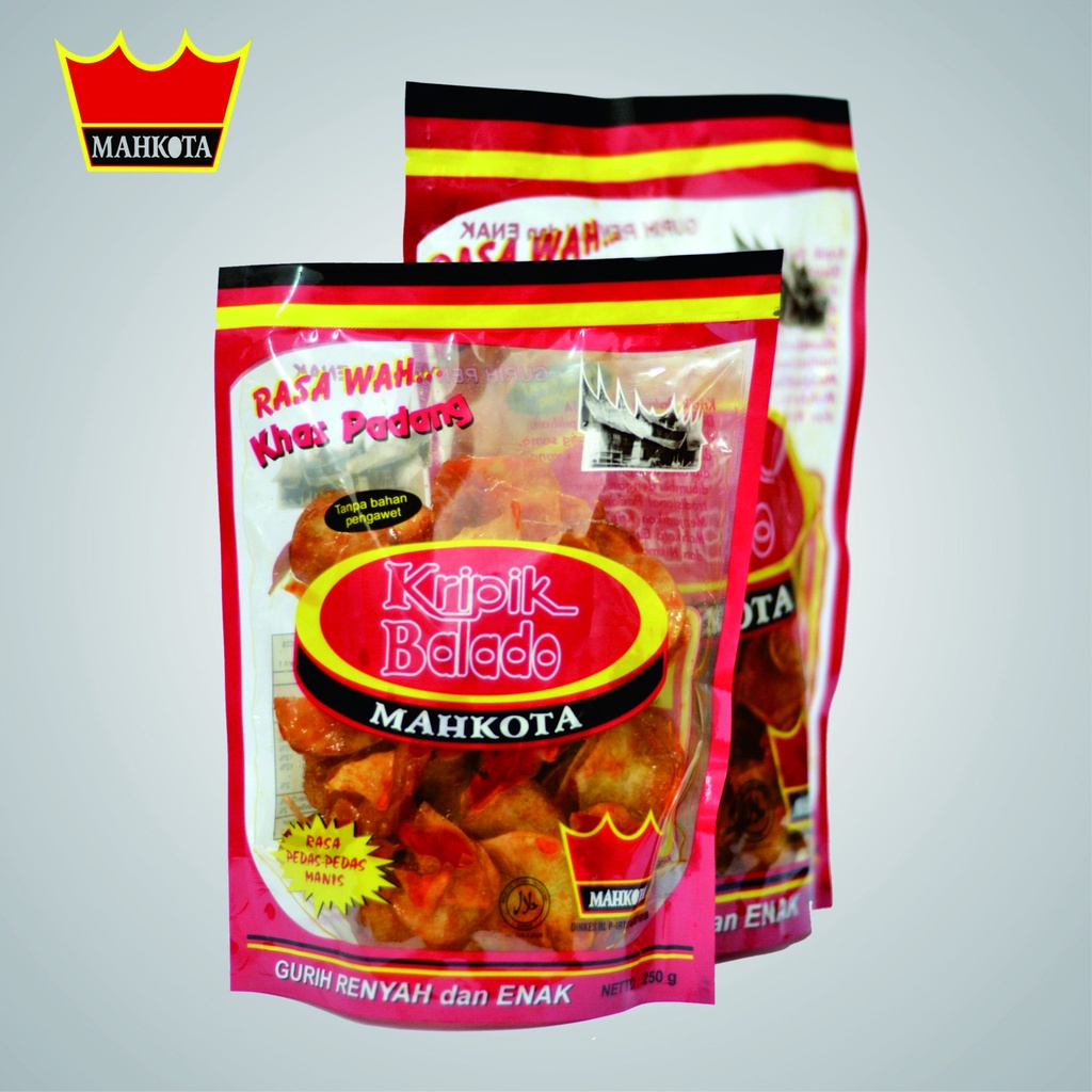 

Keripik Sanajai Balado Mahkota 200 Gram Kripik Sanjay Balado