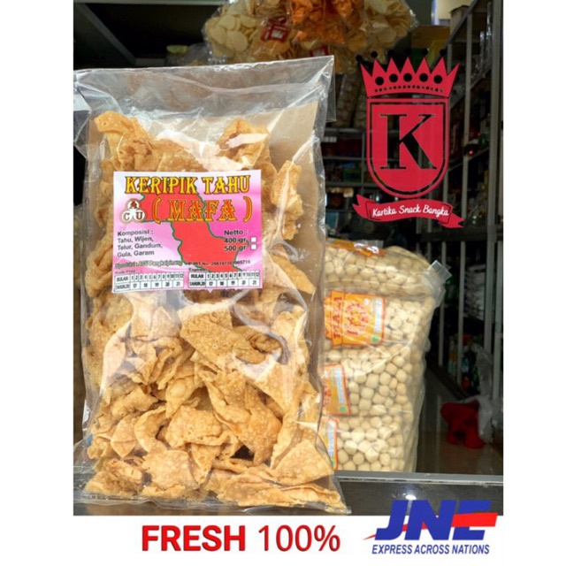 

Keripik Tahu / Mafa Khas Bangka Cap Acu 350gram