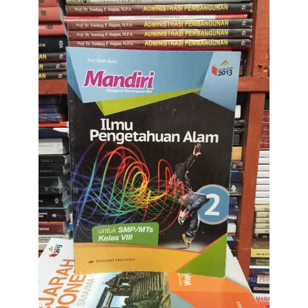 buku mandiri IPA kelas 8 SMP Erlangga