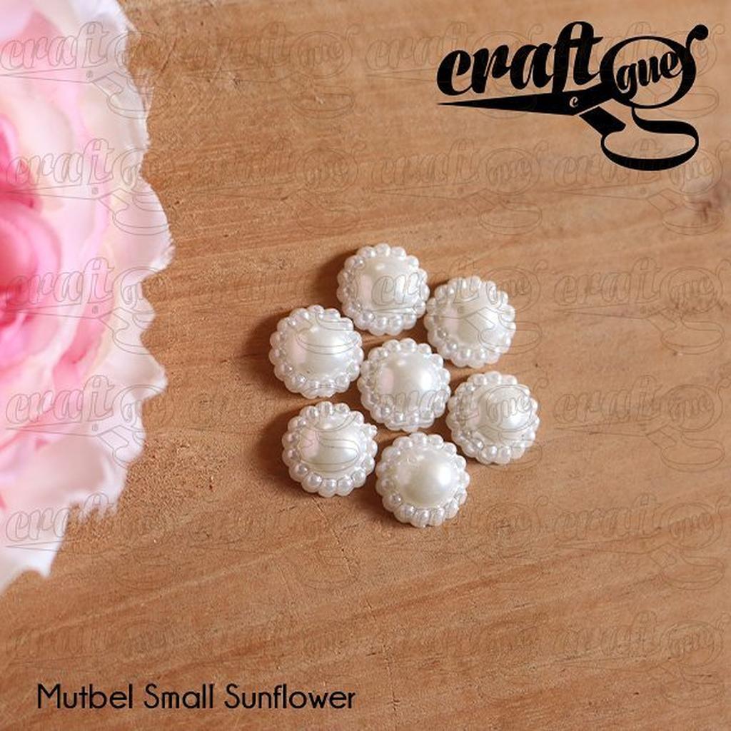 Mutbel/Mutiara Belah/Half Pearl SMALL SUNFLOWER