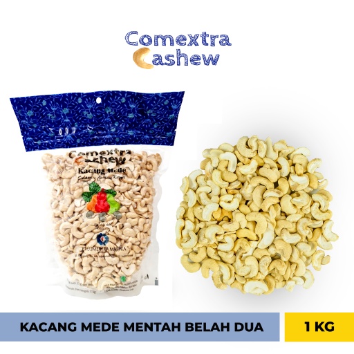 

Kacang Mede Comextra Mentah Belah Dua 1 Kg - Cashew Mete Mente