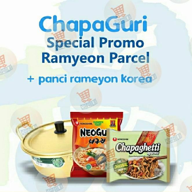 

$+$+$+$+] parcel parsel Hampers lebaran unik Chapaguri + Panci Ramyeon Korea