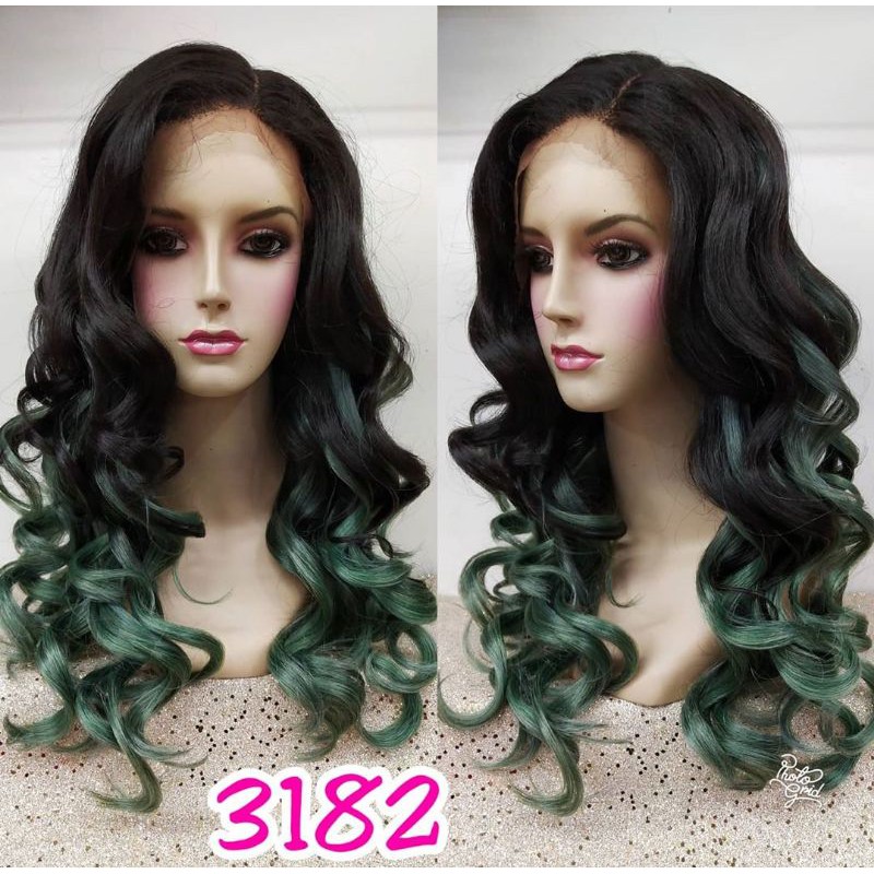 (LIMITED EDITION) WIG LACE PANJANG COLOR OMBRE WANITA 3182 / 3183 (bisa CUCI CATOK) RAMBUT PALSU