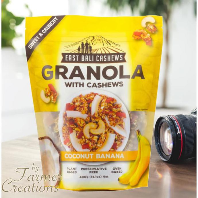 

Termurah! East Bali Cashews Granola Coconut Banana 400Gr I Muesli I Sereal