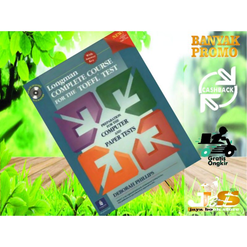 BUKU LONGMAN COMPLETE COURSE FOR THE TOEFL TEST BONUS CD LISTENING