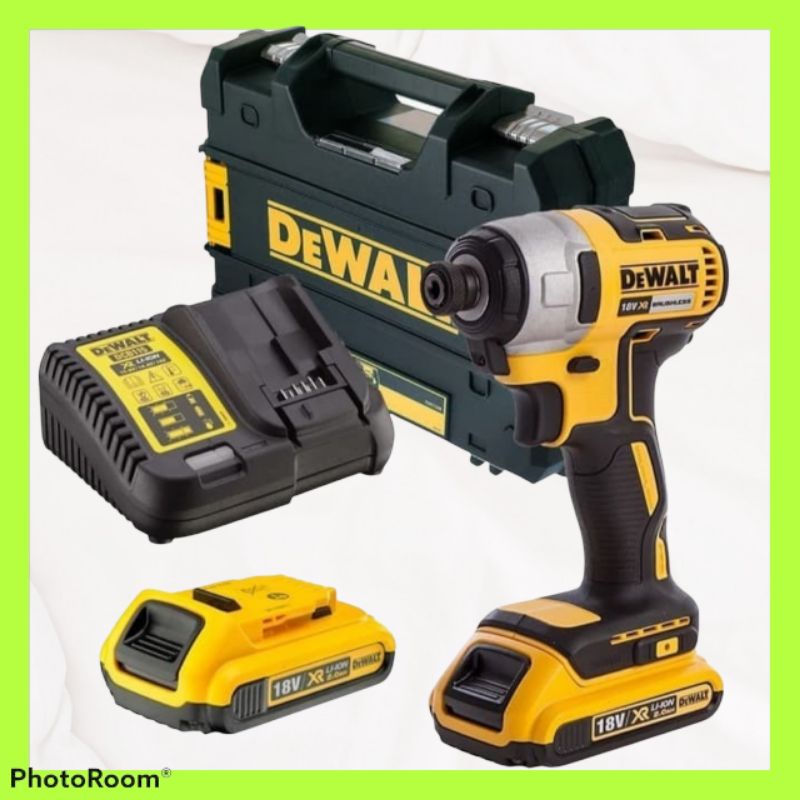 DEWALT MESIN IMPACK DRIVER OBENG 1/4 CORDLESS BRUSHLESS  DCF787D2