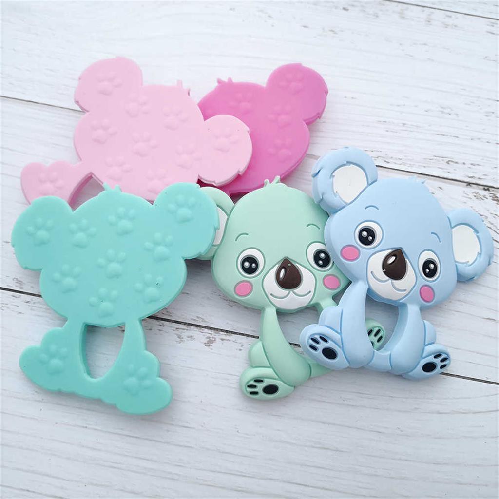 MD - Teether Cute Baby Koala / Baby Elephant , Gigitan Bayi Karakter Lucu