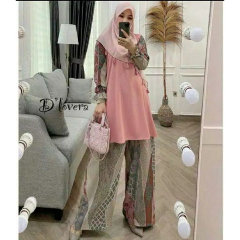 Sekar set kulot + tunik by D'lovera original