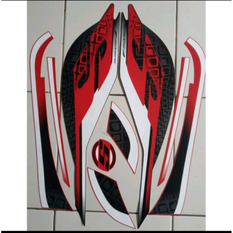 STRIPING STRIKER SCOOPY F1 2020 PUTIH MERAH