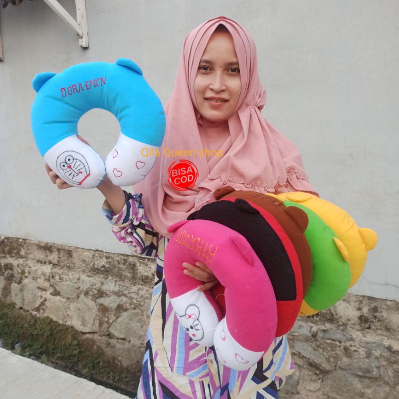 bantal leher OBRAL empuk murah boneka 1kg isi 6