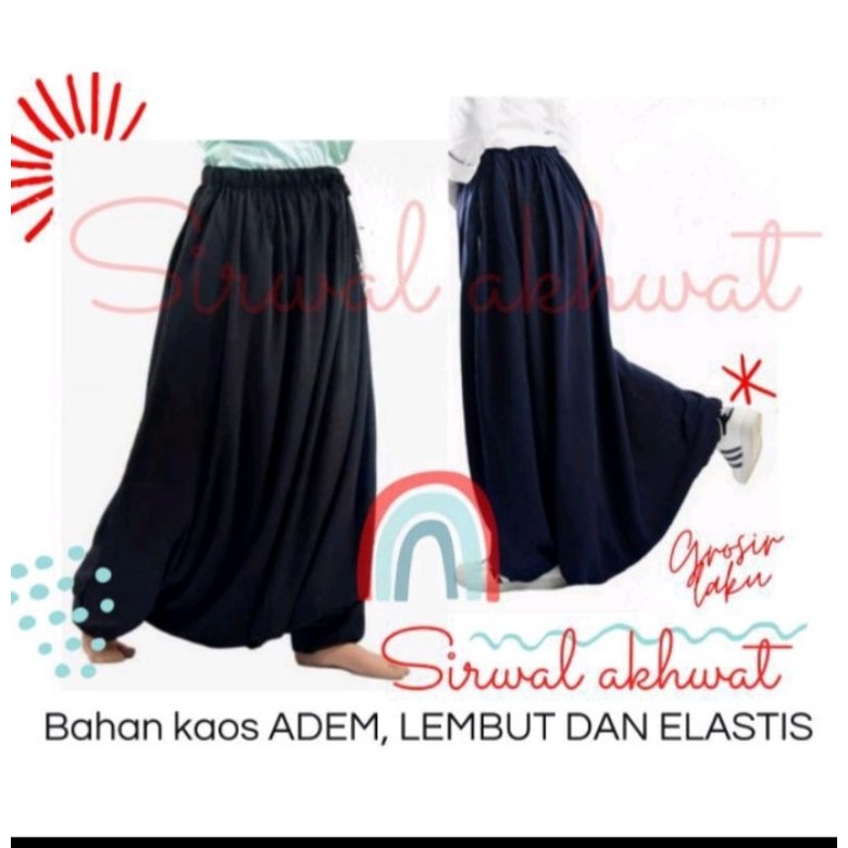 sirwal akhwat-rok joger muslimah-rok celana.