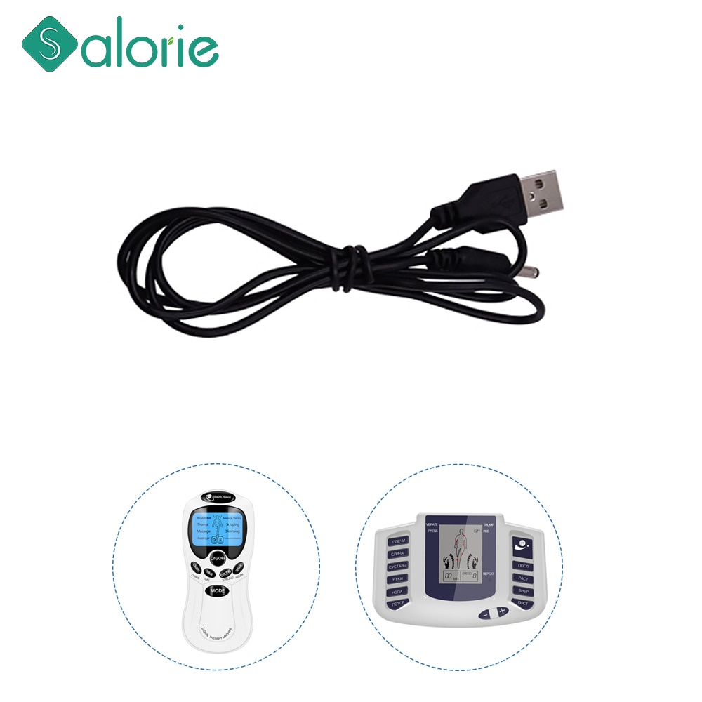 PREORDER Kabel USB untuk Unit TENS Pemijat Ems untuk Alat Pijat Listrik Tubuh Alat Pijat Peralatan F