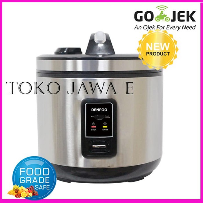 DENPOO DMJ-811 Rice Cooker 3in1 Kapasitas 1,8 Liter - SILVER