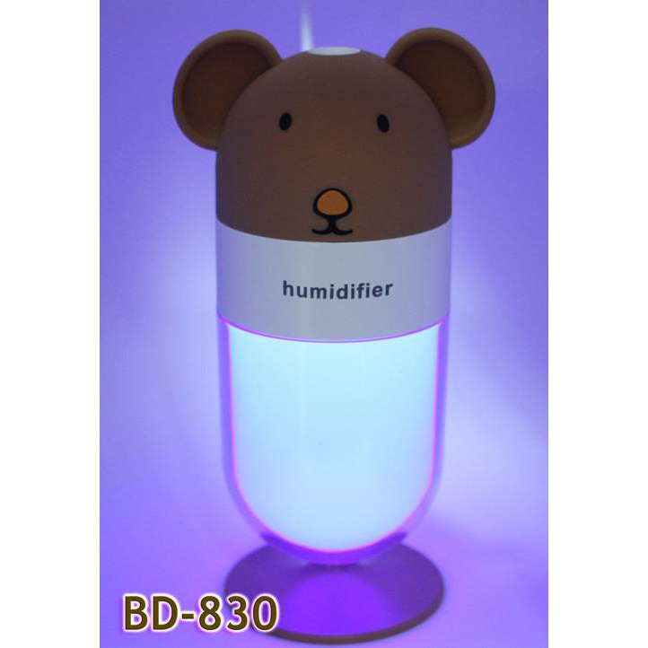 Usb Cute Mini Cartoon Pet Mouse Ultrasonic Humidifier Colorful  BD-830